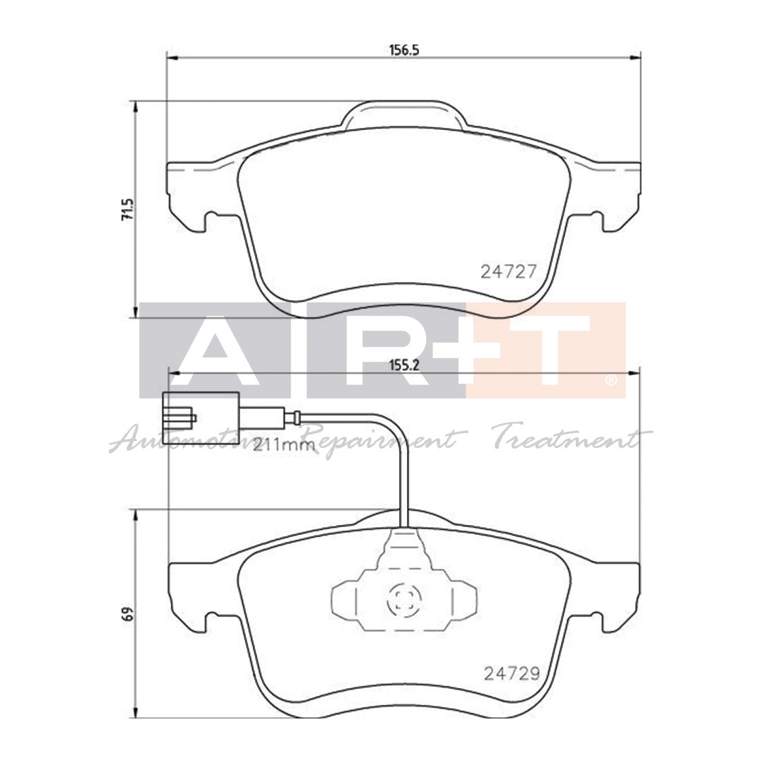 FİAT BALATA DOBLO MPV (10-) DOBLO DOBLO CARGO ÖN ,77365396