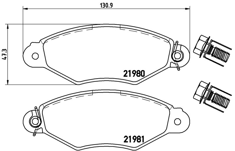 RENAULT BALATA KANGOO 45383 -1.9 (98-) XSARA ÖN ,7701208142