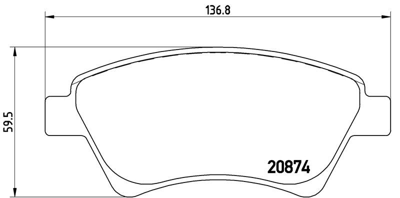 RENAULT BALATA MEGANE II (03-) GRAND SCENİC ÖN ,7701207672