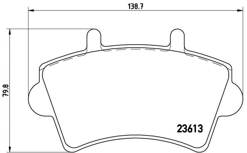 RENAULT BALATA MASTER (01-) OPEL MOVANO (01-) ÖN ,7701206727