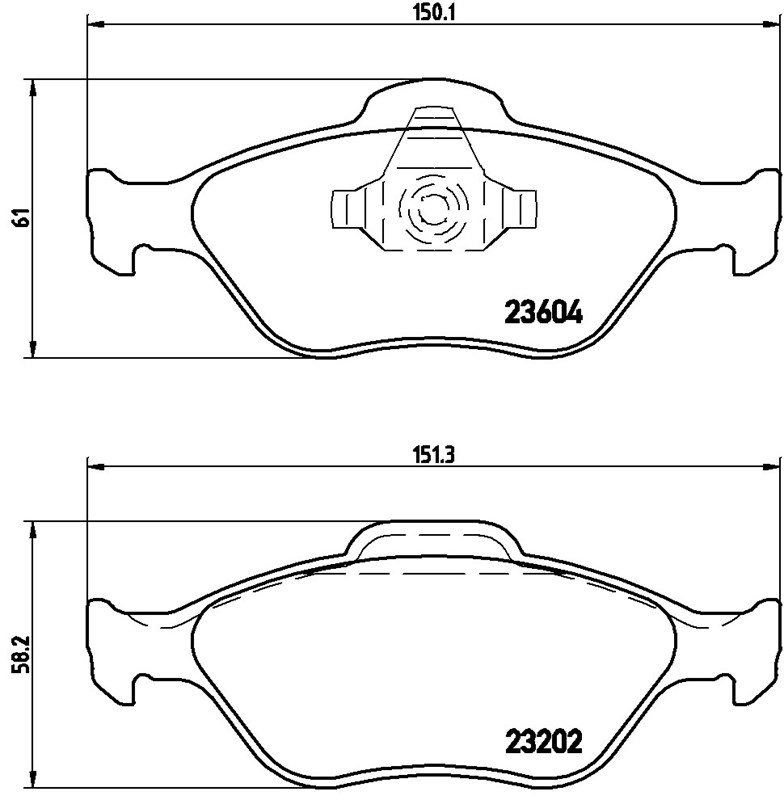 FORD BALATA FİESTA (00-)ABS FUSİON 45383 1.4TDCI ÖN ,TAMT2K021FSTL