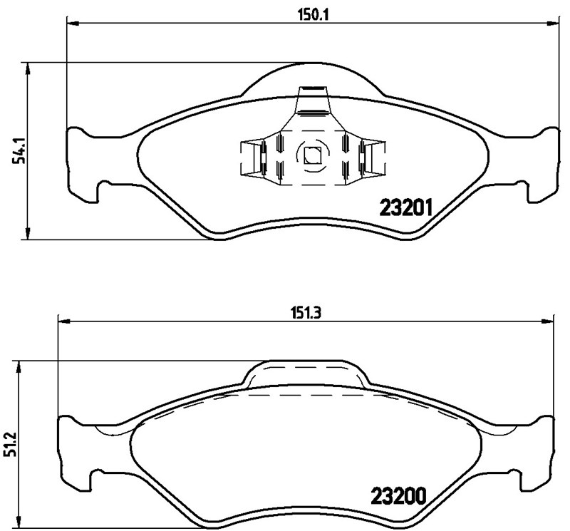 FORD BALATA FİESTA (00-) FUSİON (02-) MAZDA 2 ÖN  ,1111857 YS612K021AA