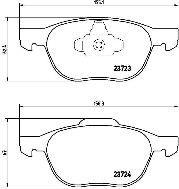 FORD BALATA FOCUS C-MAX (03-) C-MAX II ÖN   ,3M51 2K021 AA 1809256