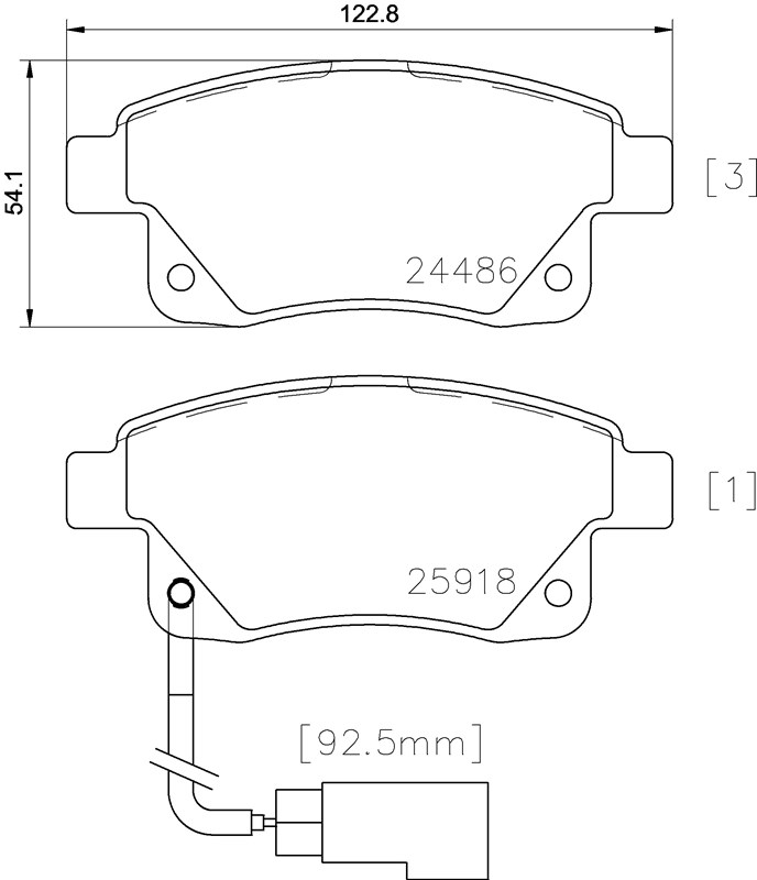 FORD BALATA TRANSİT V347 (06-) TRANSİT CUSTOM ARKA   ,6C11 2M008 B9A