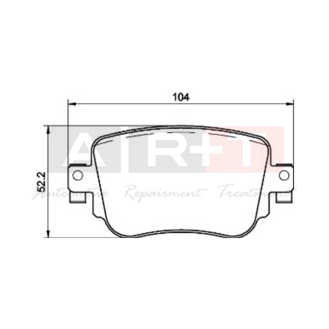 VW BALATA CADDY (15-) AUDİ A1 ARKA    ,5Q0698451F,2K5698451A