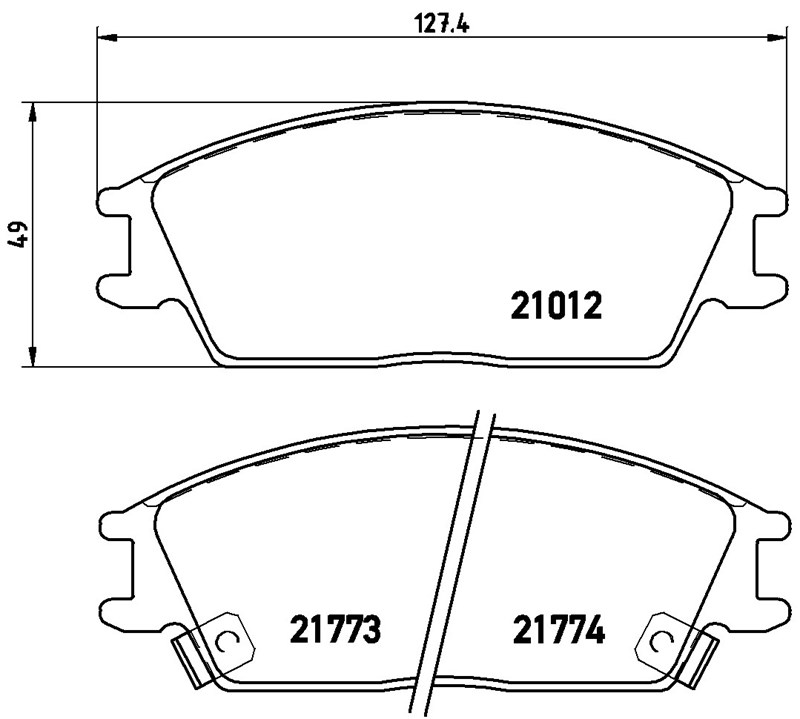 HYUNDAİ BALATA ACCENT I (94-00) ACCENT (00-06) ÖN   ,5810122A10