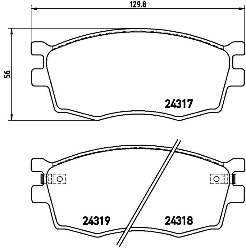 HYUNDAİ BALATA ACCENT (05-10) İ20 (08-) İ20 ÖN   ,581011GE00