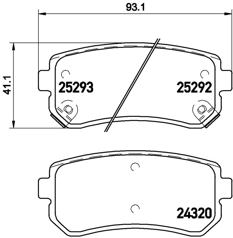 HYUNDAİ BALATA ACCENT (05-10) İ20 (08-) (14-) ARKA   ,583021GA00