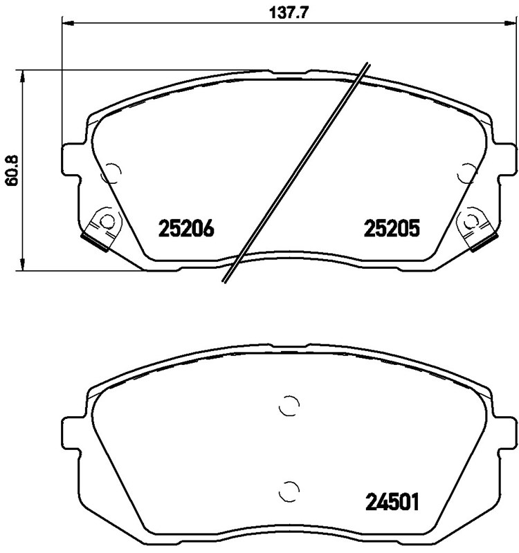 HYUNDAİ BALATA TUCSON (15-) İX35 ÖN     ,581013ZA70