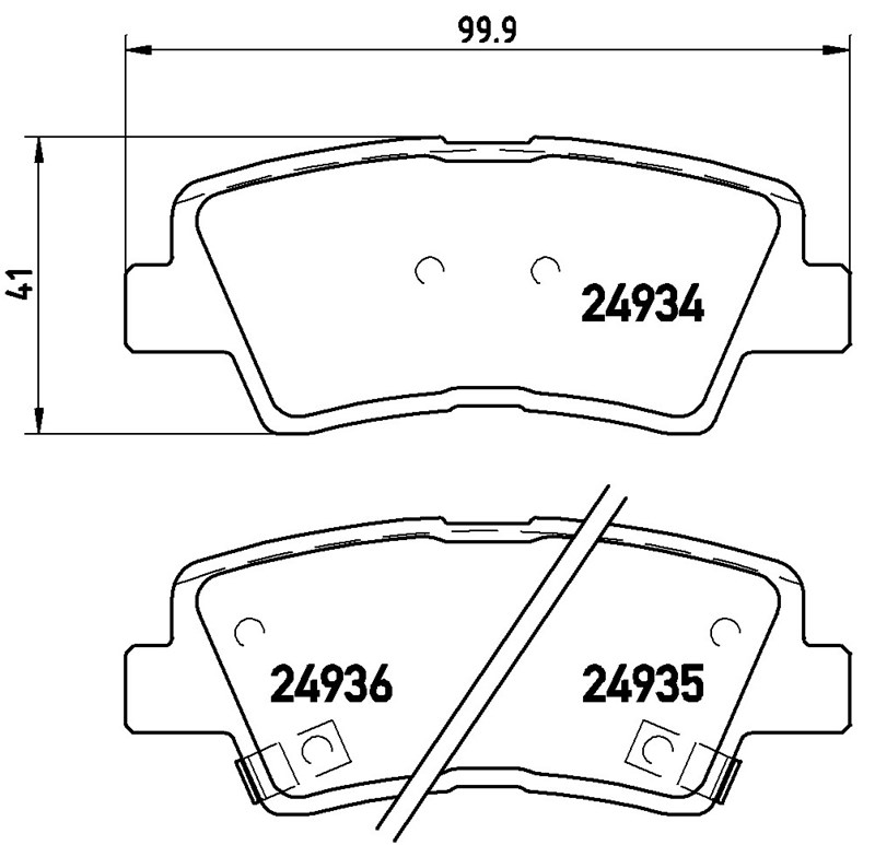 HYUNDAİ BALATA ACCENT (10-) İ40 (12-) İ40 CW ARKA  ,58302B2A10