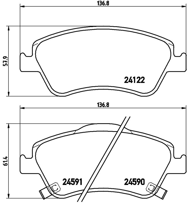 TOYOTA BALATA AURİS (07-) AURİS (12-) COROLLA ÖN ,04465,02210