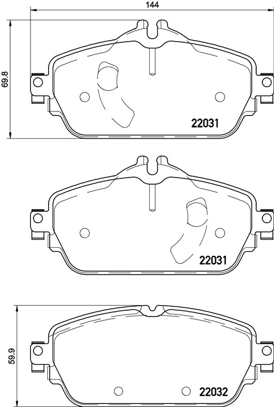 MERCEDES BALATA C SERİSİ (W205)(C205)(A205) ÖN     ,A0084203620