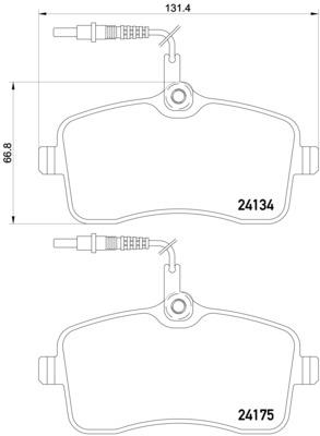 PEUGEOT BALATA 407 1.6HDİ 110 FAP,1.8, 45505 16V, ÖN ,4252.77