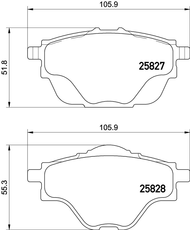 CİTROEN BERLİNGO BALATA (18-) DS7 (17-) ARKA ,1609000980