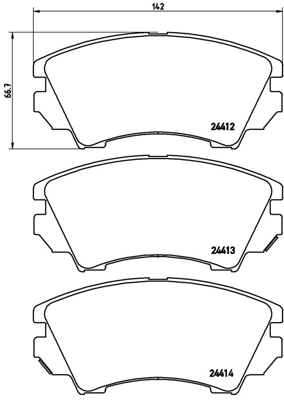 OPEL BALATA ASTRA J P10, INSİGNİA A ÖN 17’’  ,1605434