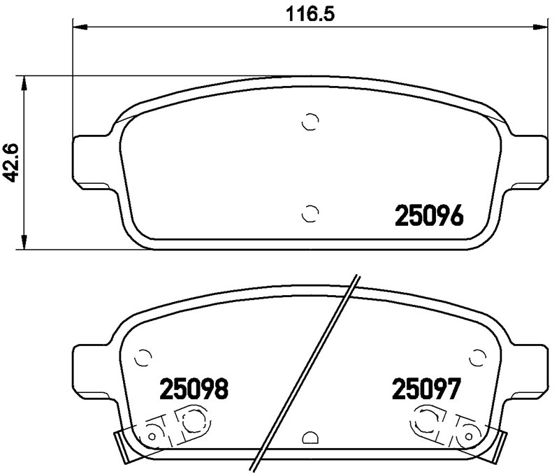 OPEL BALATA ASTRA J (09-) MOKKA (12-) ZAFİRA CARKA  ,1605296