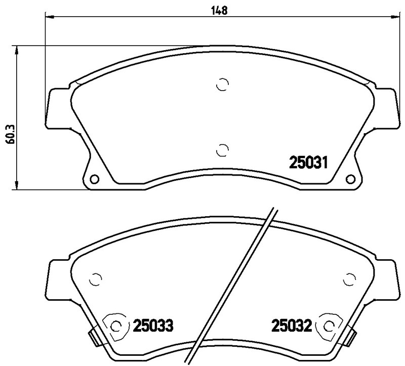 OPEL BALATA ASTRA J (09-) 15 AVEO (T300) ÖN  ,1605169 13374966