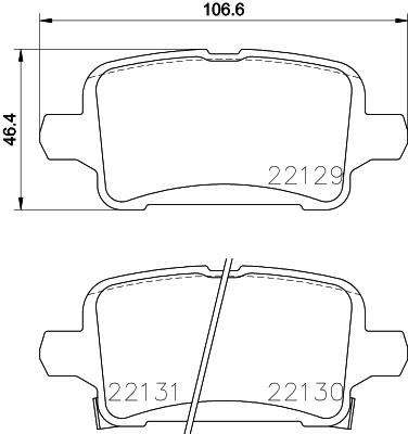 OPEL BALATA ASTRA K (B16) (15-) ARKA ,39037199