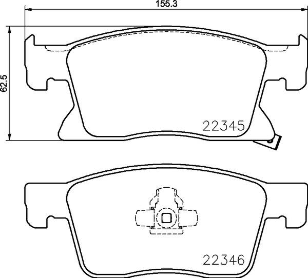 OPEL BALATA ASTRA K (B16) (15-) 16’’ ÖN ,13478301