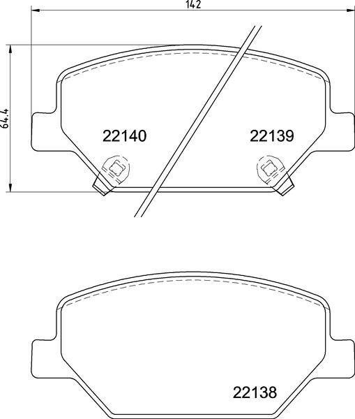 OPEL BALATA INSİGNİA B GRAND SPORT (Z18) ÖN ,84120877