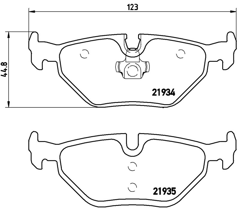 BMW BALATA E46 320İ 323İ 328İ Z4 (99-) ARKA  ,34216761241,GBP90341AF,93194192