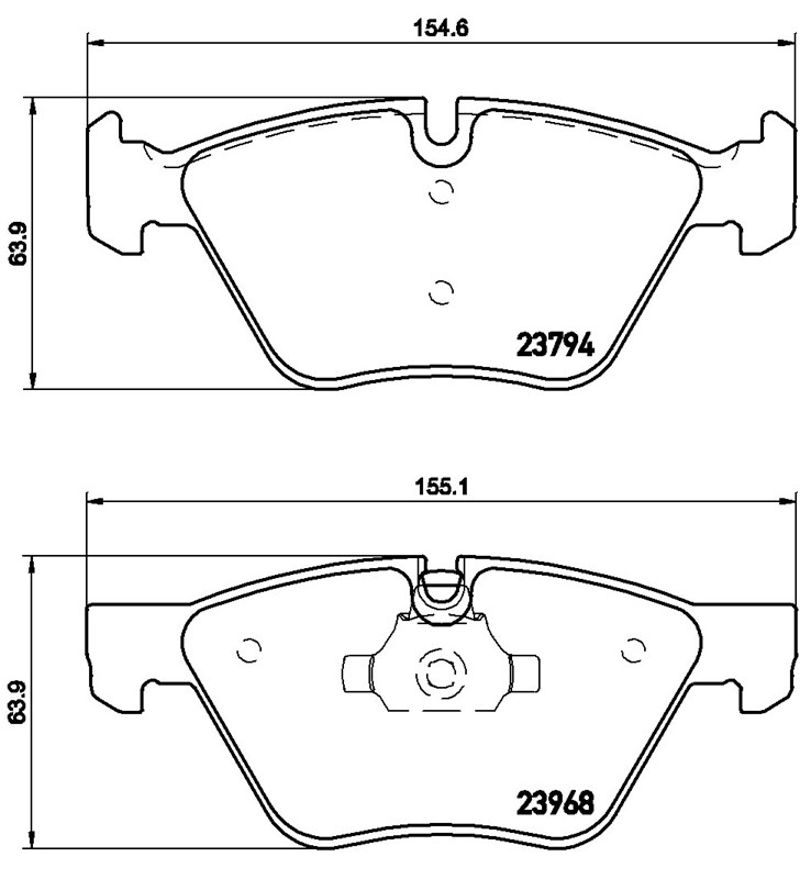 BMW BALATA E60 E61 520 (03-) E90 320 325 330 ÖN,34116763617