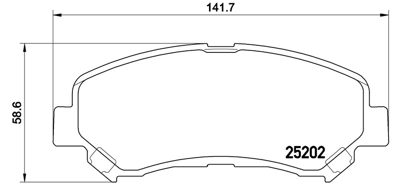 NİSSAN BALATA QASHQAİ / QASHQAİ (07-) X-TRAİL ÖN   ,D1083JE00A