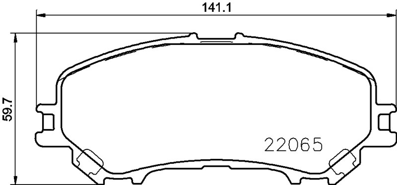 NİSSAN BALATA QASHQAİ (14-) X-TRAİL (13-) ÖN    ,410604EA0A