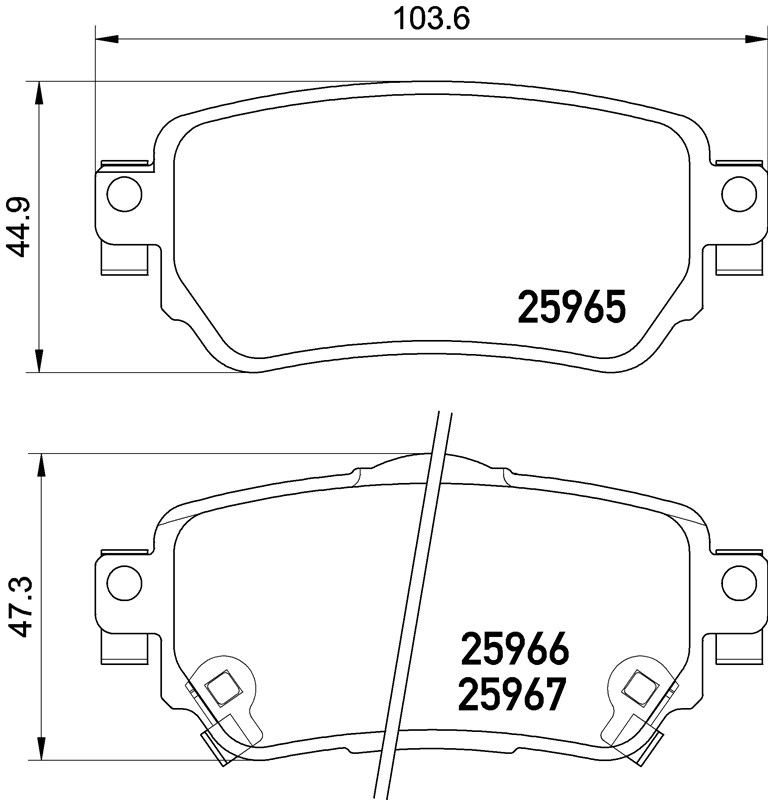 NİSSAN BALATA QASHQAİ (14-) X-TRAİL (13-) ARKA    ,440606633R