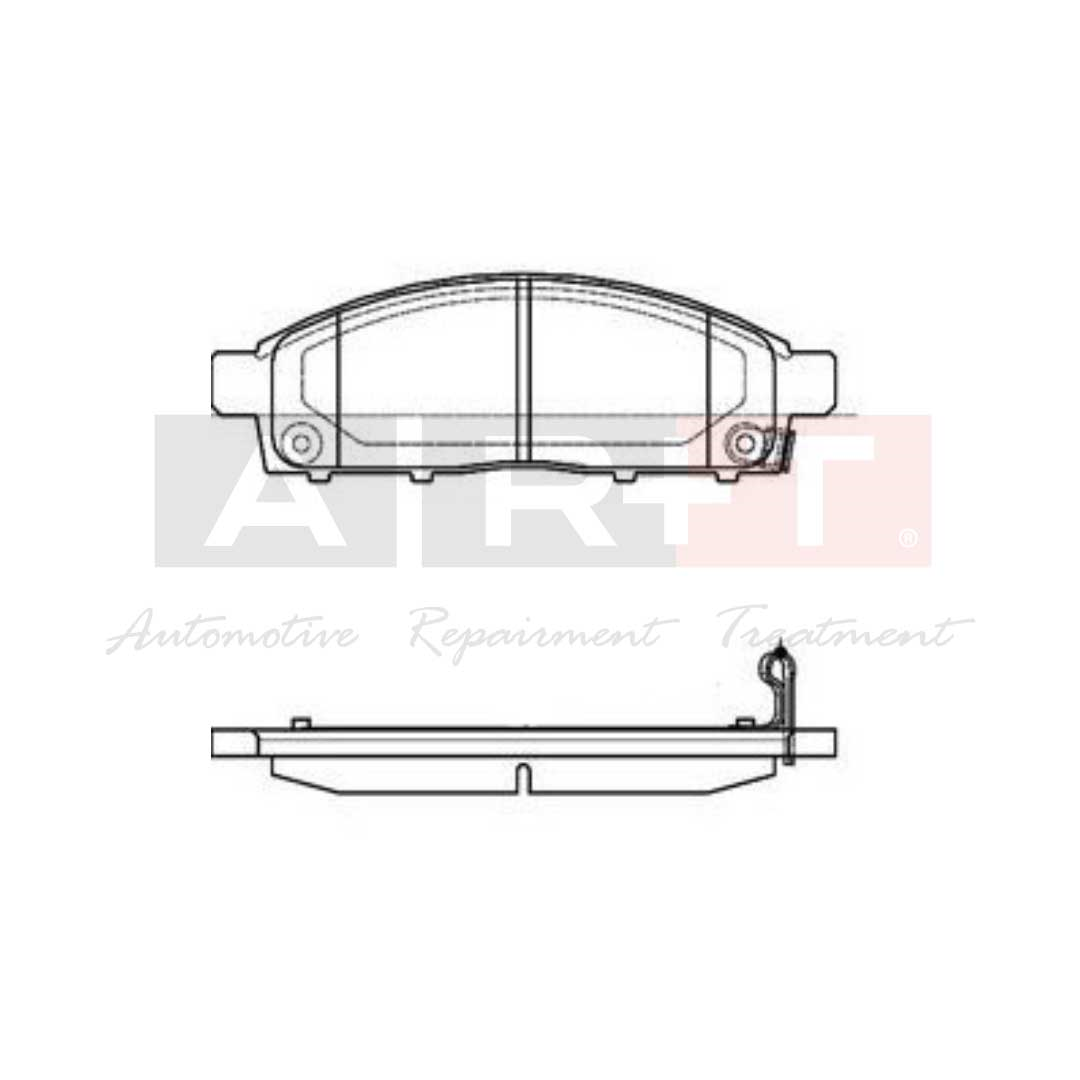 MİTSUBİSHİ BALATA L200 (06-) L200 TRITON (14-) ÖN   ,4605A198