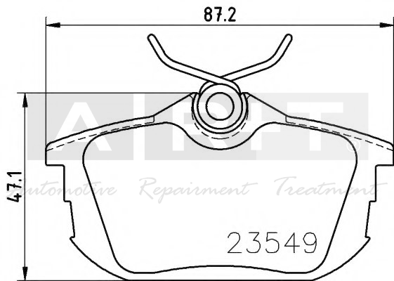 VOLVO BALATA S40 V40 MİTSUBİSHİ CARİSMA ARKA ,30620770